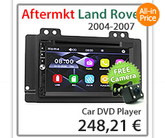 LRD02DVD Land Rover Freelander 1 first 1st Generation Gen Year 2004 2005 2006 2007 7-inch Double-DIN car DVD CD USB SD Card player radio stereo head unit details Aftermarket RMVB MP3 MP4 720p External Bluetooth Microphone UK Europe Australia USA Fascia Facia Kit ISO Wiring Harness Free Reversing Camera High Definition 3.5mm AUX-in Plug and Play Installation Dimension tunez tunezmart Patch Lead Steering Wheel Control Compatible SWC CTSLR004.2 L314 Connects2