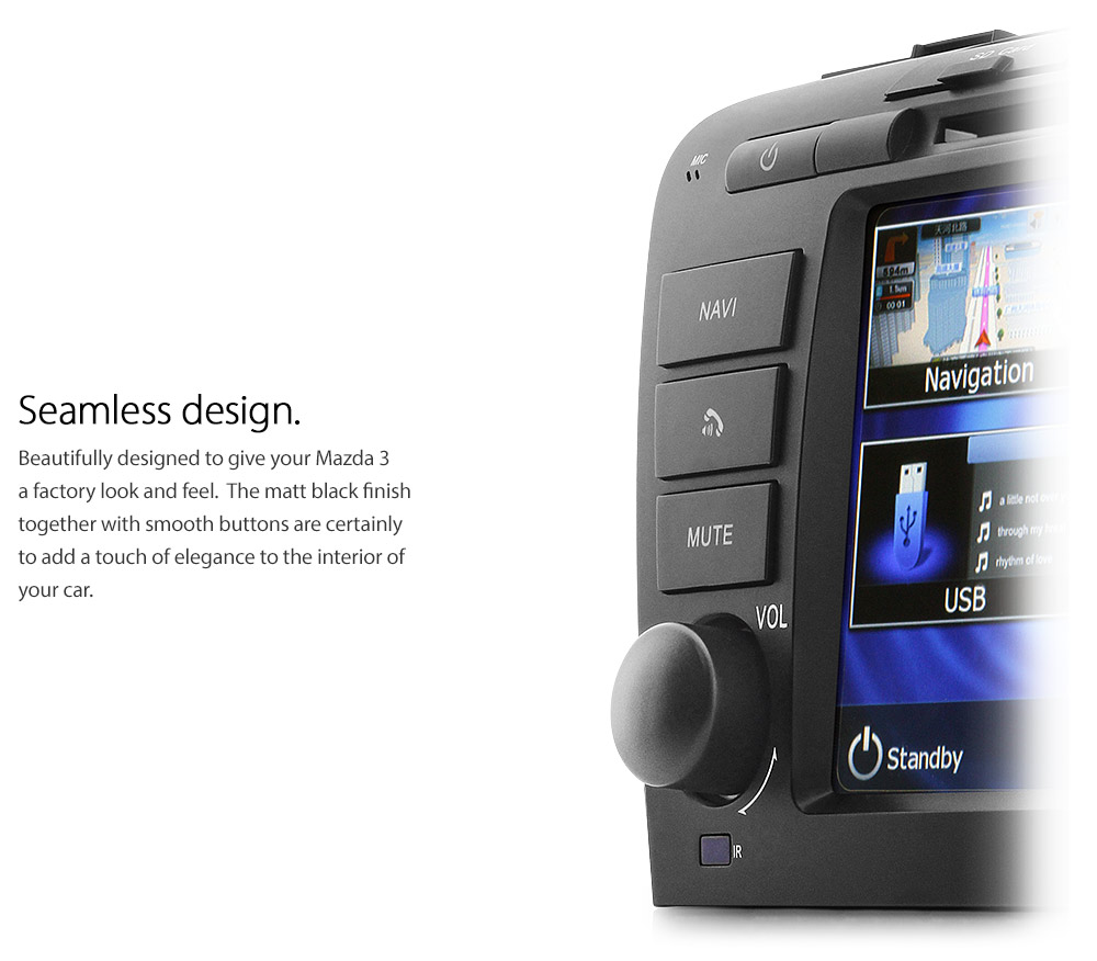 7" Mazda 3 BK Car DVD GPS DVB-T Player Stereo Radio Head Unit Digital