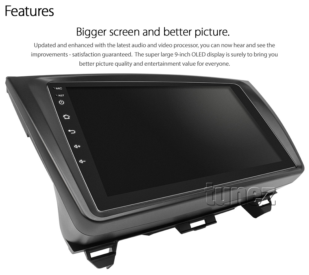 M601AND GPS Mazda Mazda6 6 GH 1 2 GH1 GH2 Series Chassis 2nd Generation Gen Year 2008 2009 2010 2011 2012 9-inch touchscreen Universal Double DIN Latest Australia UK European USA Original CarPlay Android Auto 10 Car USB player radio stereo 4G LTE WiFi head unit details Aftermarket External and Internal Microphone Bluetooth Europe Sat Nav Navi Plug and Play ISO Plug Wiring Harness Matching Fascia Kit Facia Free Reversing Camera Album Art ID3 Tag RMVB MP3 MP4 AVI MKV Full High Definition FHD 1080p DAB+ Digital Radio DAB + Connects2 CTSIZ001.2