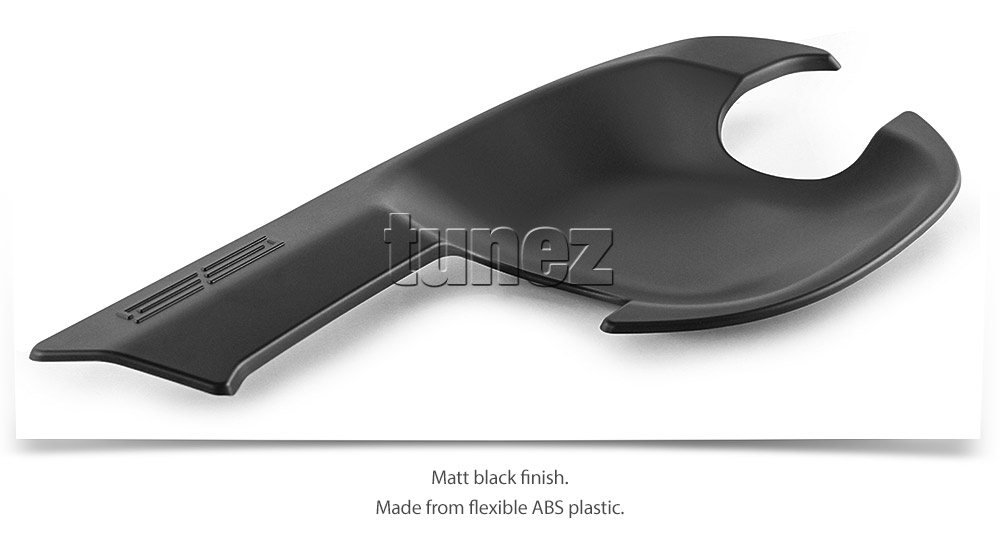 MBM03 Mazda BT-50 BT50 TF Chassis GT SP Thunder XS XT XTR Tunez UK United Kingdom USA Australia Europe Matte Matt Black Door Handle Cup Bowl Guard Protector Cover Front Rear Side For Car Aftermarket Set 2020 2021 2022 2023 2024 2025 2026 2027 2028