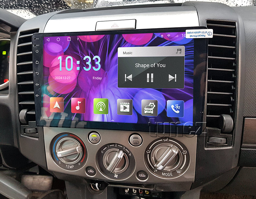 MBT21AND GPS Aftermarket Ford Ranger PJ PK Mazda BT-50 UN Year 2006 2007 2008 2009 2010 2011 large 9-inch 9' touchscreen Universal Double DIN Latest Australia UK European USA Original CarPlay Android Auto 10 Car USB player radio stereo 4G LTE WiFi head unit details Aftermarket External and Internal Microphone Bluetooth Europe Sat Nav Navi Plug and Play ISO Plug Wiring Harness Matching Fascia Kit Facia Free Reversing Camera Album Art ID3 Tag RMVB MP3 MP4 AVI MKV Full High Definition FHD MyLink My Link 1080p DAB+ Digital Radio DAB + Connects2 CTSIZ001.2