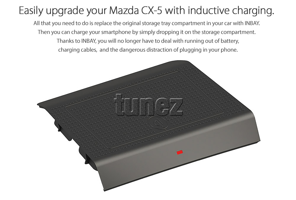 Charging tray for your Mazda CX-5