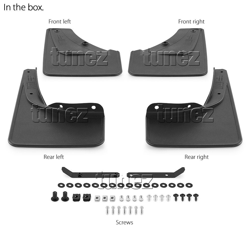 MGSJ02 Suzuki Jimny GJ 2018 2019 2020 2021 2022 2023 2024 2025 2026 2027 2028 GLX Mud Flap Guard Splash Front Left Right Rear 4 Pieces Set Complete