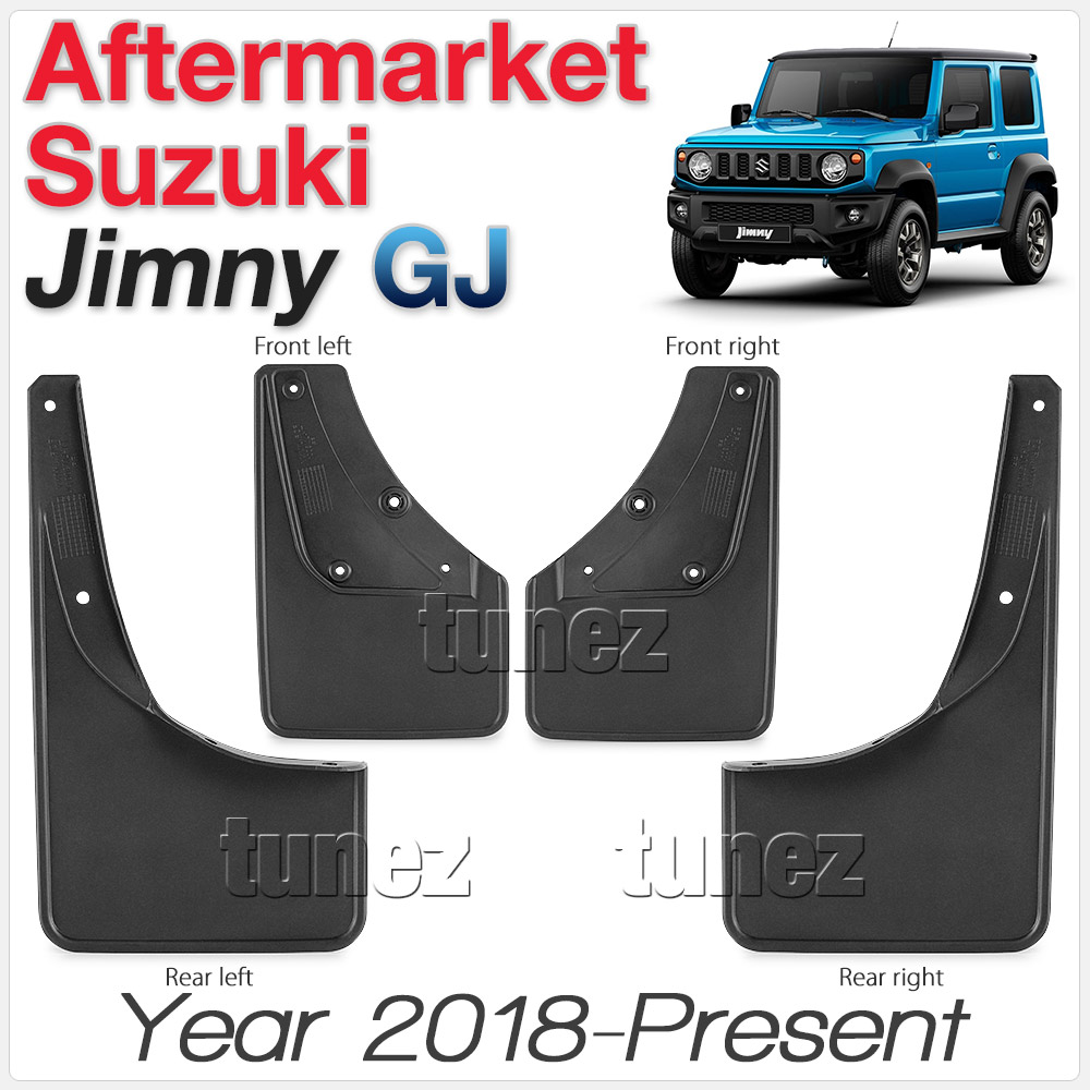 MGSJ02 Suzuki Jimny GJ 2018 2019 2020 2021 2022 2023 2024 2025 2026 2027 2028 GLX Mud Flap Guard Splash Front Left Right Rear 4 Pieces Set Complete
