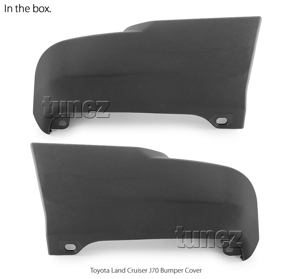 MGTLC03 Toyota Land Cruiser Short Wheelbase 2 3 Two Three Door J71 J70 70 Series LandCruiser Single Cab Aftermarket Pair 2011 2012 2013 2014 2015 2016 2017 2018 Rear Bumper Guard Protector Left Right 2 Pieces Set Complete