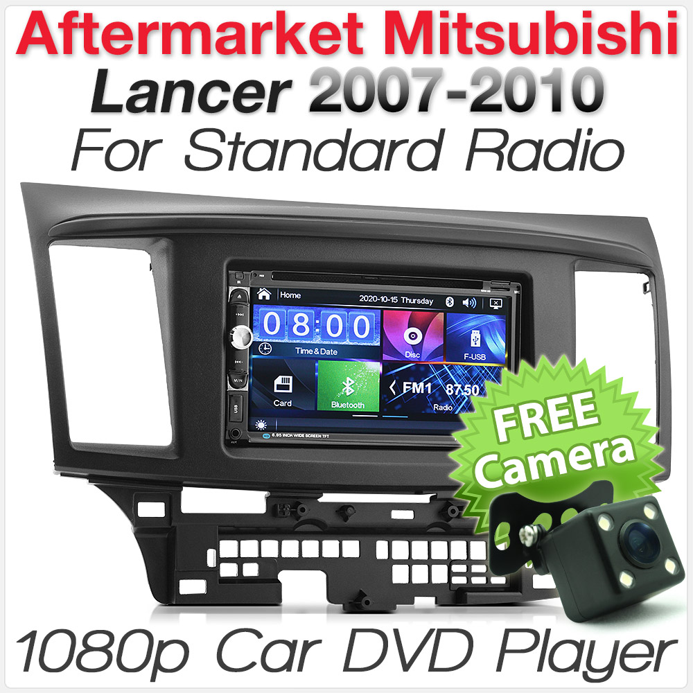 Car DVD Player For Mitsubishi Lancer CJ Stereo Radio CD USB Fascia Facia ISO Kit
