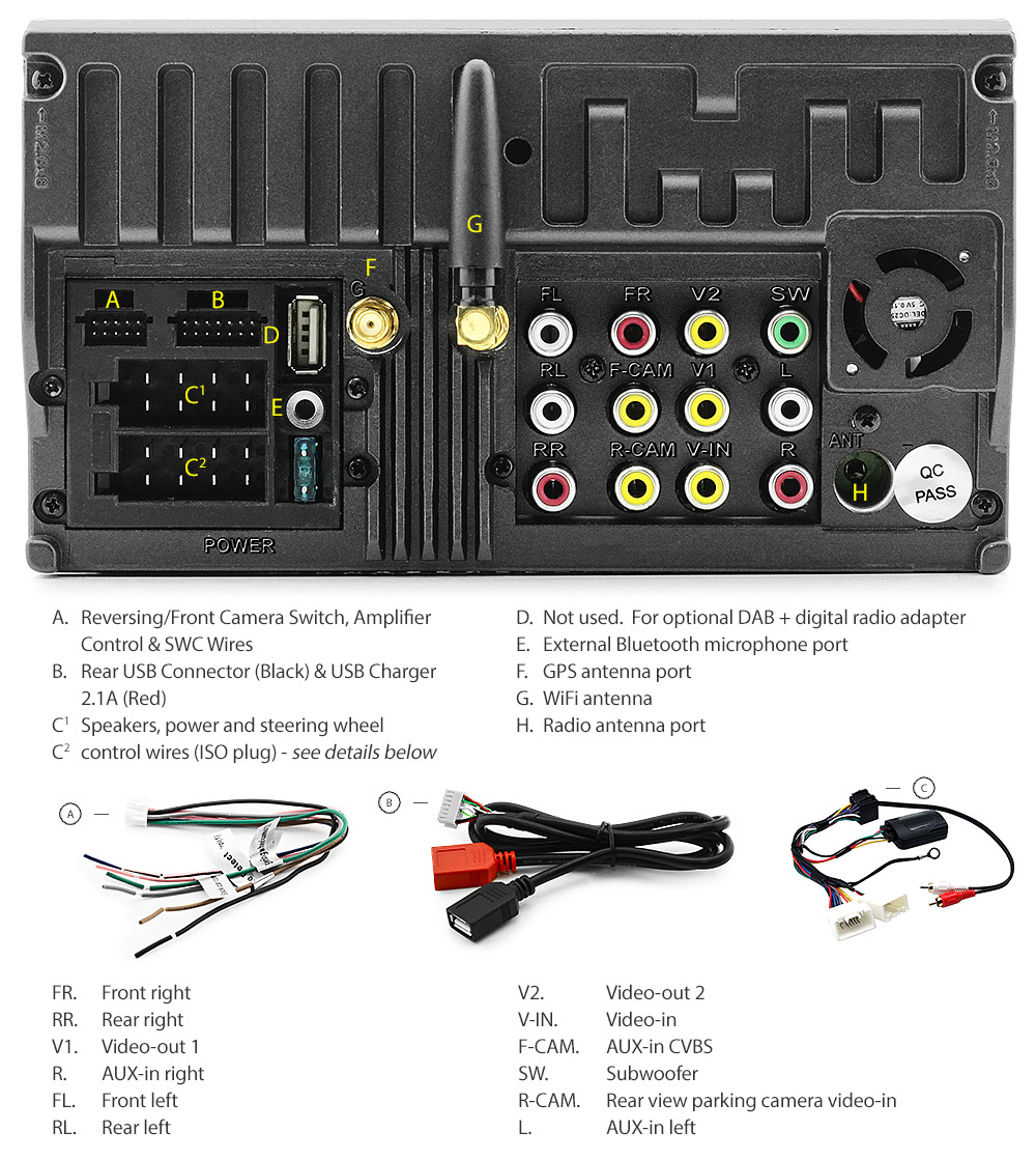 MLC08AND GPS Mitsubishi Lancer CJ 5th Generation Gen Year 2007 2008 2009 2010 7-inch Universal Double DIN Latest Australia UK European USA Original Android 7.1 Nougat car USB Charger 2.1A SD player radio stereo head unit details Aftermarket External and Internal Microphone Bluetooth Europe Sat Nav Navi Plug and Play ISO Plug Wiring Harness Matching Fascia Kit Facia Free Reversing Camera Album Art ID3 Tag RMVB MP3 MP4 AVI MKV Full High Definition FHD AirPlay Air Play MirrorLink Mirror Link 1080p DAB+ Digital Radio DAB + OEM tunezmart tunez CTSMT001.2 CTSMT002.2 Connects2