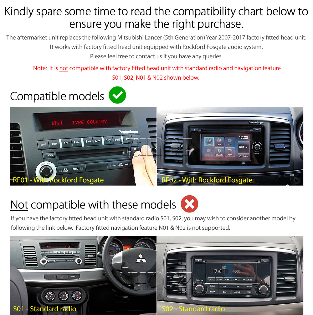 MLC09AND GPS Aftermarket Mitsubishi Lancer CJ 5th Generation Gen Year 2007 2008 2009 2010 2011 2012 2013 2014 2015 2016 2017 capacitive 10 inches touchscreen Universal Double DIN Latest Australia UK European USA Original CarPlay Android Auto 10 Car USB player radio stereo 4G LTE WiFi head unit details Aftermarket External and Internal Microphone Bluetooth Europe Sat Nav Navi Plug and Play ISO Plug Wiring Harness Matching Fascia Kit Facia Free Reversing Camera Album Art ID3 Tag RMVB MP3 MP4 AVI MKV Full High Definition FHD 1080p DAB+ Digital Radio DAB + Connects2 CTSIZ001.2