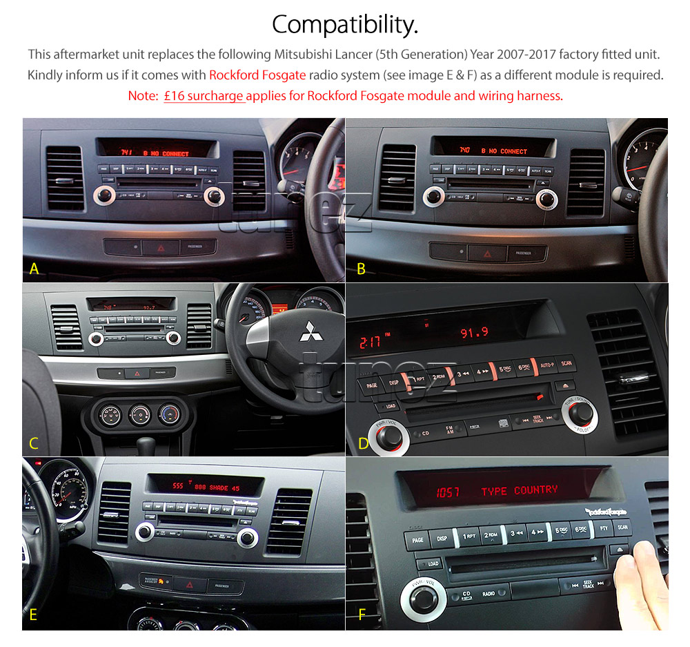 10" Android Car Player MP3 For Mitsubishi Lancer CJ 2007-2017 GPS Radio Stereo G | eBay