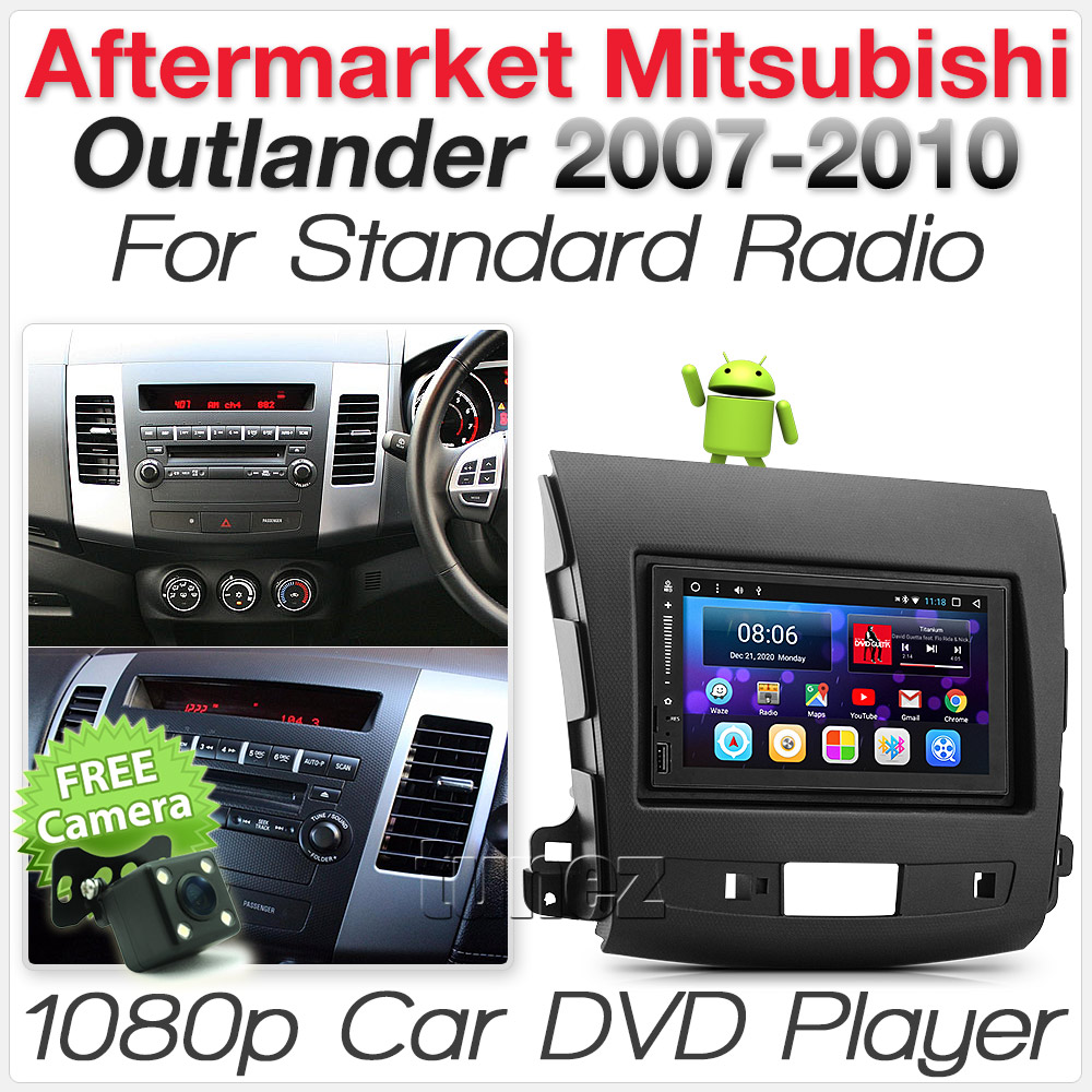 Mitsubishi Outlander Android Car Player Stereo Radio MP3 Fascia Facia ISO Kit