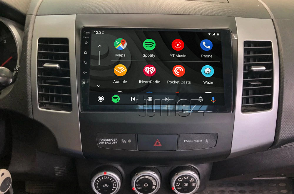 MLD10CP MLD10 Licensed Apple CarPlay Android Auto GPS Aftermarket Mitsubishi Outlander 2nd Generation Gen Year 2007 2008 2009 2010 Super Large 9-inch 9
