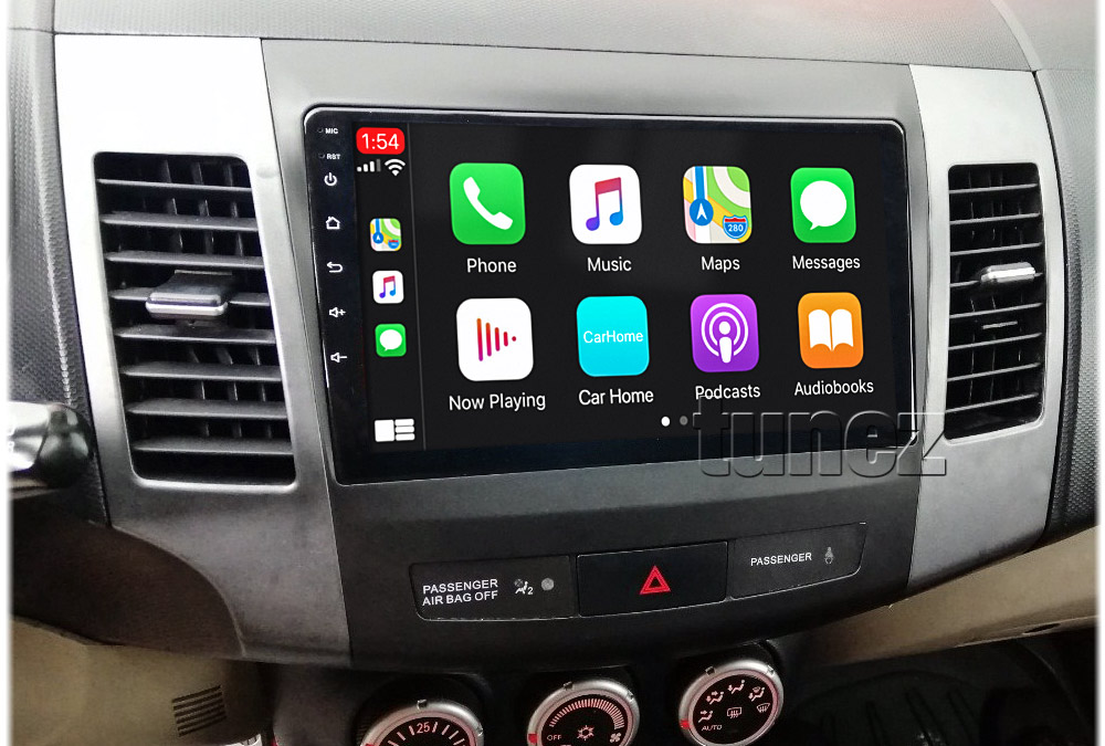 MLD10CP MLD10 Licensed Apple CarPlay Android Auto GPS Aftermarket Mitsubishi Outlander 2nd Generation Gen Year 2007 2008 2009 2010 Super Large 9-inch 9