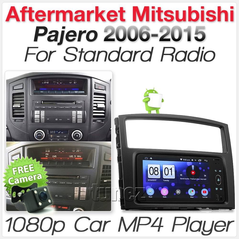 7" Android Car MP3 Player Mitsubishi Pajero NW NT NS Stereo Radio MP4 Fascia Kit