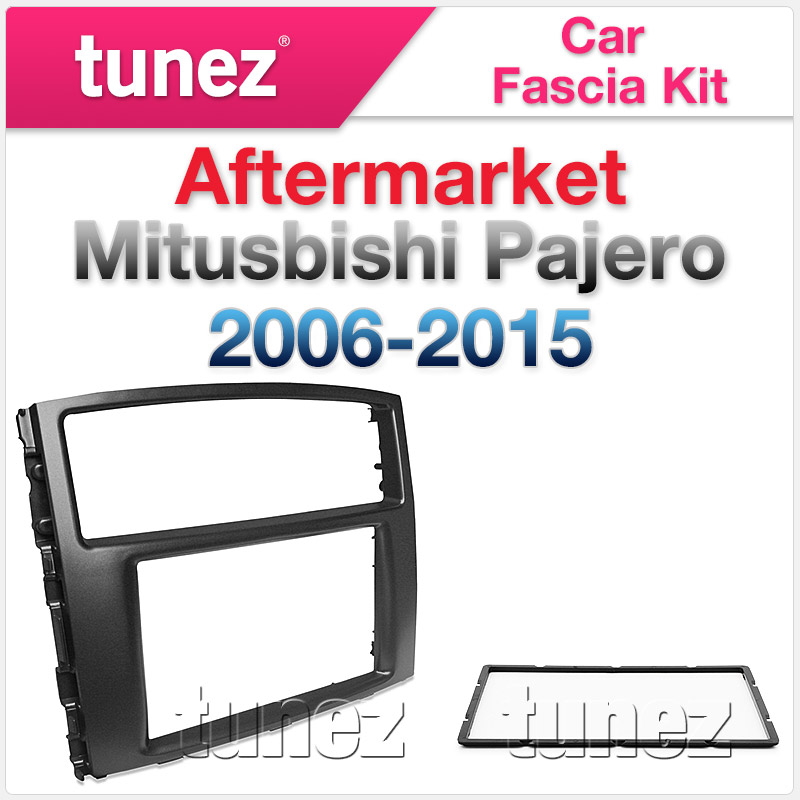 MP06-AND-FAS Mitsubishi Pajero 2006 2007 2008 2009 2010 2011 2012 2013 2014 2015 NS NT NW NX chassis 4th generation gen 7-inch Double 2 DIN car player Fascia Facia Trim Plate Kit Dash Panel ISO Plug Wiring Harness Plug and Play Connects2 CTSMT003.2 Rockford Fosgate Australia UK United Kingdom USA tunez