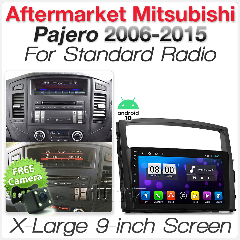 9" Android Car MP3 Player Mitsubishi Pajero NW NT NS Rockford Radio GPS MP4