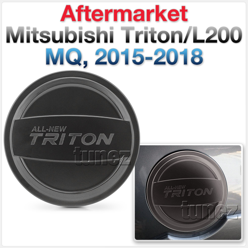 Fuel Gas Petrol Tank Door Matte Black Cover For Mitsubishi Triton MQ 2015-2018 Z
