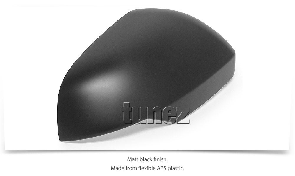 MTLM15 Mitsubishi Triton L200 5th Generation Gen Post-facelift Facelift Year 2018 2019 2020 2021 MR Chassis GLX + GLS Barbarian Warrior Titan Challenger Matt Matte Material Black OEM Fitting Aftermarket Side Mirror Cover Guard Protector