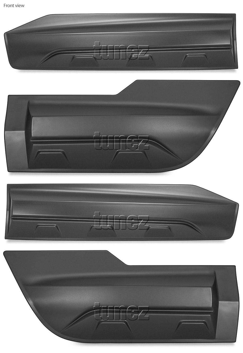 MTLM20 Mitsubishi Triton L200 Strada Fiat Fullback MR 5th Generation Gen Series GLX ADAS GLX+ GLX-R GLS Premium GSR Blackline Exceed Barbarian Warrior Titan Challenger 2019 2020 2021 2022 2023 Matt Matte Material Black OEM Fitting Aftermarket Door Guard Cladding Cover Guard Protector Panel