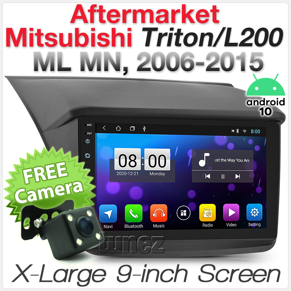 9" Android Car MP3 Player Mitsubishi Triton ML MN 2006-2015 Radio Stereo Fascia