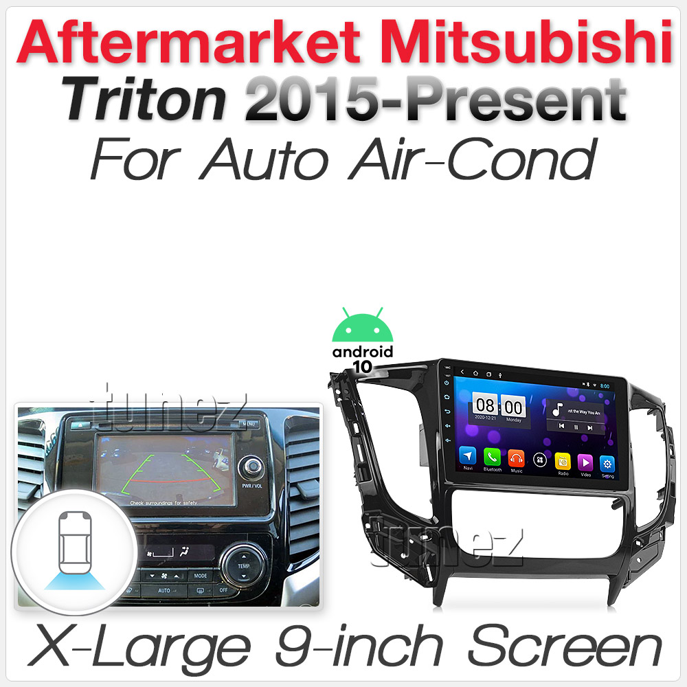9" Android MP3 Car Player For Mitsubishi Triton MQ MR 2016-2018 MP4 Radio Fascia