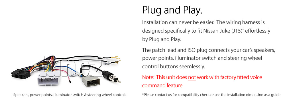 NJK01AND GPS Aftermarket Nissan Juke J15 Series Year 2010 2011 2012 2013 2014 2015 2016 2017 2018 2019 2020 capacitive 9 inches touchscreen Universal Double DIN Latest Australia UK European USA Original CarPlay Android Auto 10 Car USB player radio stereo 4G LTE WiFi head unit details Aftermarket External and Internal Microphone Bluetooth Europe Sat Nav Navi Plug and Play ISO Plug Wiring Harness Matching Fascia Kit Facia Free Reversing Camera Album Art ID3 Tag RMVB MP3 MP4 AVI MKV Full High Definition FHD 1080p DAB+ Digital Radio DAB + Connects2 CTSIZ001.2