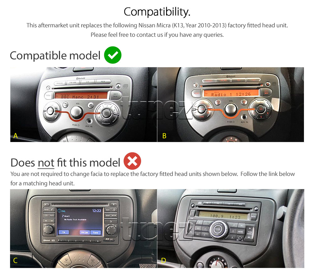 New Android Car MP3 Player Nissan Micra 20102013 K13