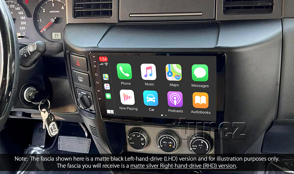 NP02CP NP02 Licensed Apple CarPlay Android Auto GPS GPS Super Large 9-inch Nissan Patrol GU GU4 GU5 GU6 GU7 GU8 GUIV GUV GUVI GUII GUVIII Year 2004 2005 2006 2007 2008 2009 2010 2011 2012 Super Large 9-inch Touch Screen IPS Capacitive Universal Double DIN Latest Australia UK European USA Original Car USB 2.0A Charge player radio stereo head unit Aftermarket External and Internal Microphone Bluetooth Europe Sat Nav Navi Plug and Play ISO Plug Wiring Harness Matching Fascia Kit Facia Free Reversing Camera Album Art ID3 Tag RMVB MP3 MP4 AVI MKV Full High Definition FHD AirPlay Air Play MirrorLink Mirror Link Connects2 CTSTY008.2 CTSTY00C CTSTY00CAMP CTSTY013.2