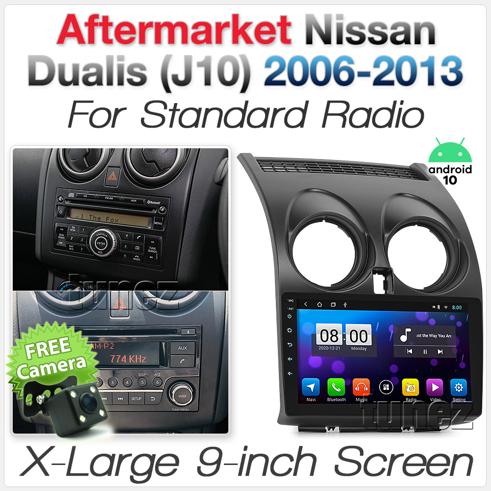 9" Android Car MP3 Player For Nissan Dualis J10 2006-2013 MP4 Stereo Radio USB