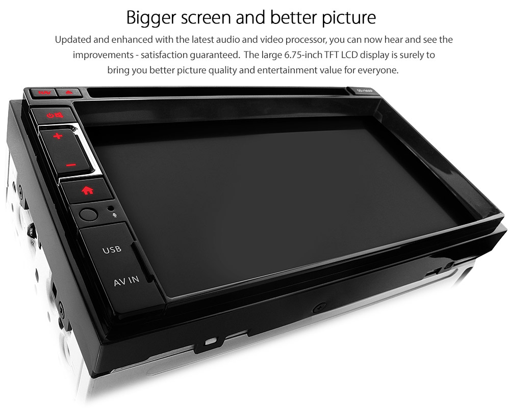 NS12GPS 6.75-inch 6.75' OEM Quality Double-DIN Universal Car DVD GPS USB SD GPS player radio stereo head unit Aftermarket Bluetooth RMVB Sat Nav Navi Navigation System iGO Primo Licensed 100% Genuine Latest Australia UK Europe USA NAVTEQ map tunezmart RMVB AVI MKV MP4 Full HD 1080p Animated Display Album Art ID3Tag AUX-in 3.5mm