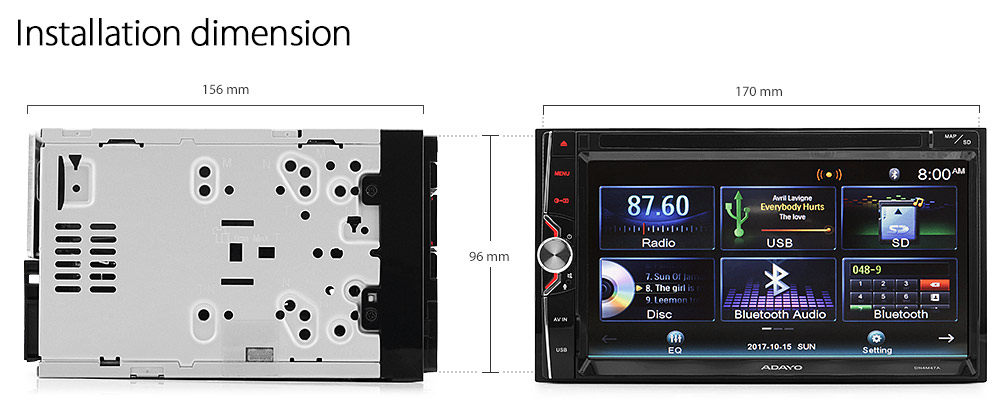 NS13GPS 6.75-inch 6.75' OEM Quality Double-DIN Universal Car DVD GPS USB SD GPS player radio stereo head unit Aftermarket Bluetooth RMVB Sat Nav Navi Navigation System iGO Primo Licensed 100% Genuine Latest Australia UK Europe USA NAVTEQ map tunezmart RMVB AVI MKV MP4 Full HD 1080p Animated Display Album Art ID3Tag AUX-in 3.5mm MirrorLink Mirror Link Android