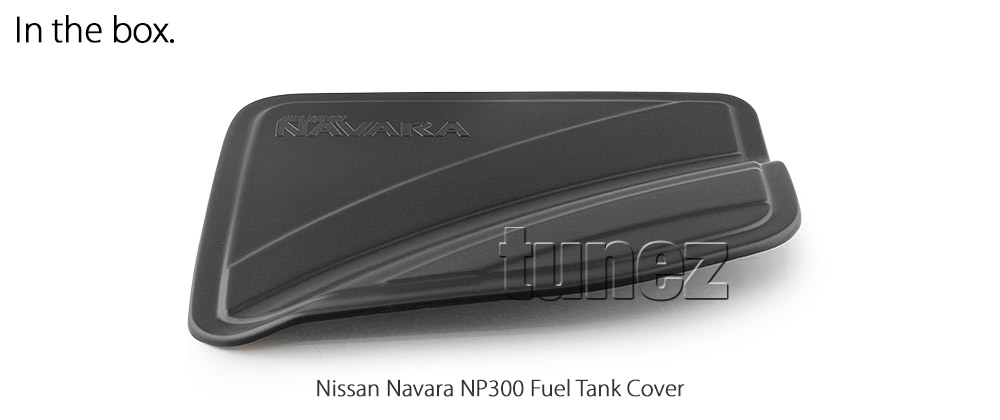 NVM08 Nissan Navara NP300 NP 300 D23 Series Year 2015 2016 2017 2018 2019 2020 DX RX ST ST-X SL Visia Acenta Acenta+ N-Connecta Tekna Matte Matt Black Petrol Oil Gas Fuel Tank Door Cover ABS Plastic Frame Mask 3M For Car Truck Aftermarket Australia UK European USA tunez