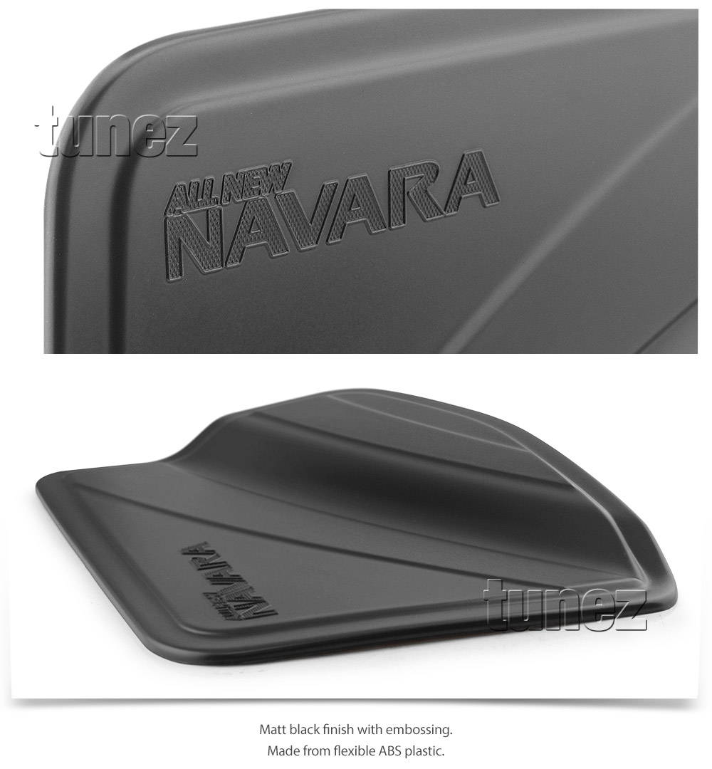 Matt Black Petrol Gas Fuel Tank Door Cap Cover For Nissan Navara NP300 D23 Tunez