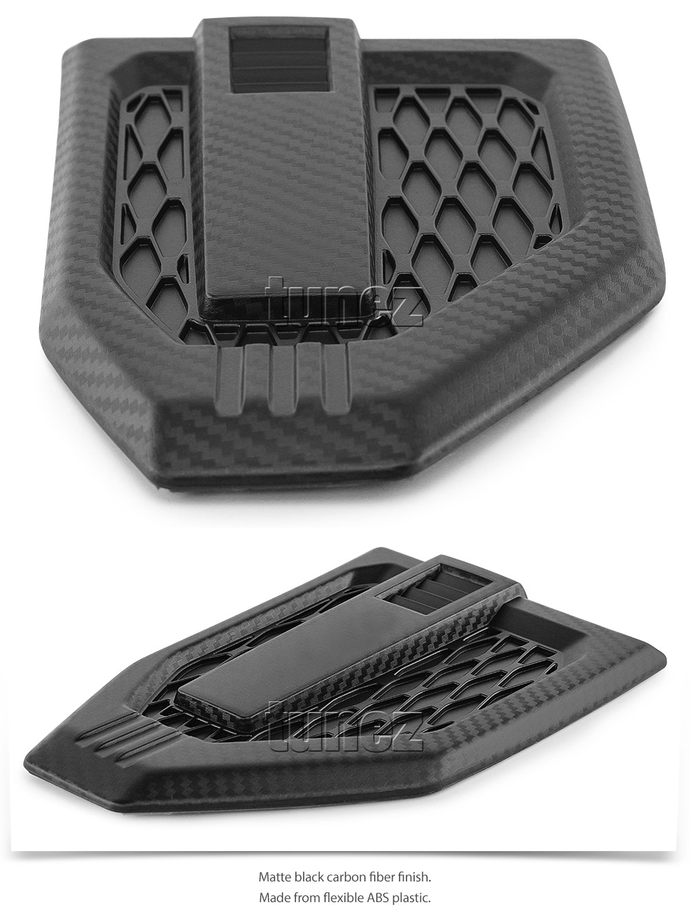 NVM18 Nissan Navara NP300 NP 300 D23 Series DX RX ST ST-X PRO-4X SL Visia Acenta Acenta+ N-Connecta Tekna Side Vent Cover ABS Plastic Matte Matt Black Carbon Material UK United Kingdom USA Australia Europe Set Kit For Car Aftermarket Pair 2014 2015 2016 2017 2018 2019 2020 2021 2022 2023 2024 2025