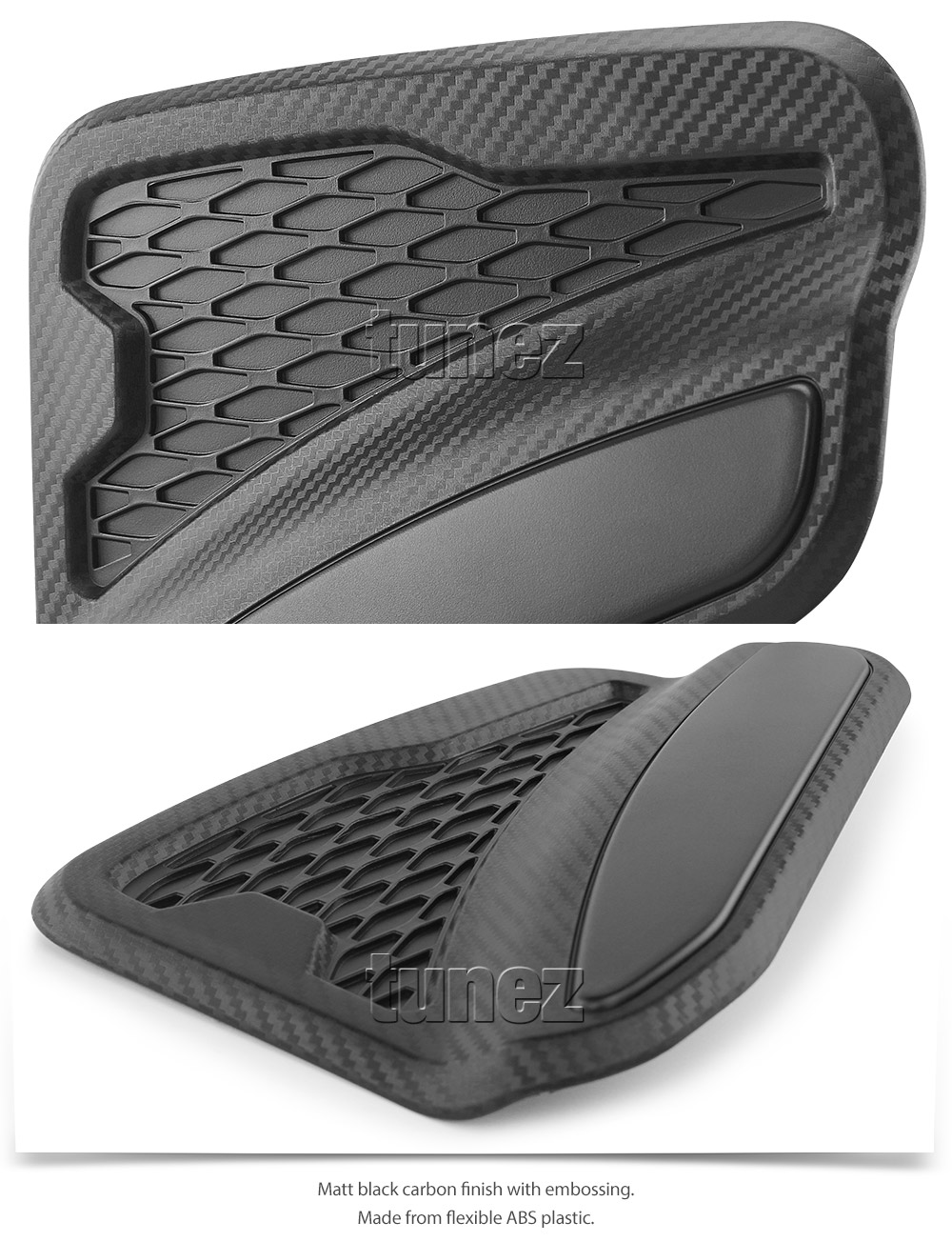 NVM19 Nissan Navara NP300 NP 300 D23 Series DX RX ST ST-X PRO-4X SL Visia Acenta Acenta+ N-Connecta Tekna Petrol Oil Gas Fuel Tank Cover ABS Plastic Matte Matt Black Carbon Material UK United Kingdom USA Australia Europe Set Kit For Car Aftermarket 2021 2022 2023 2024 2025