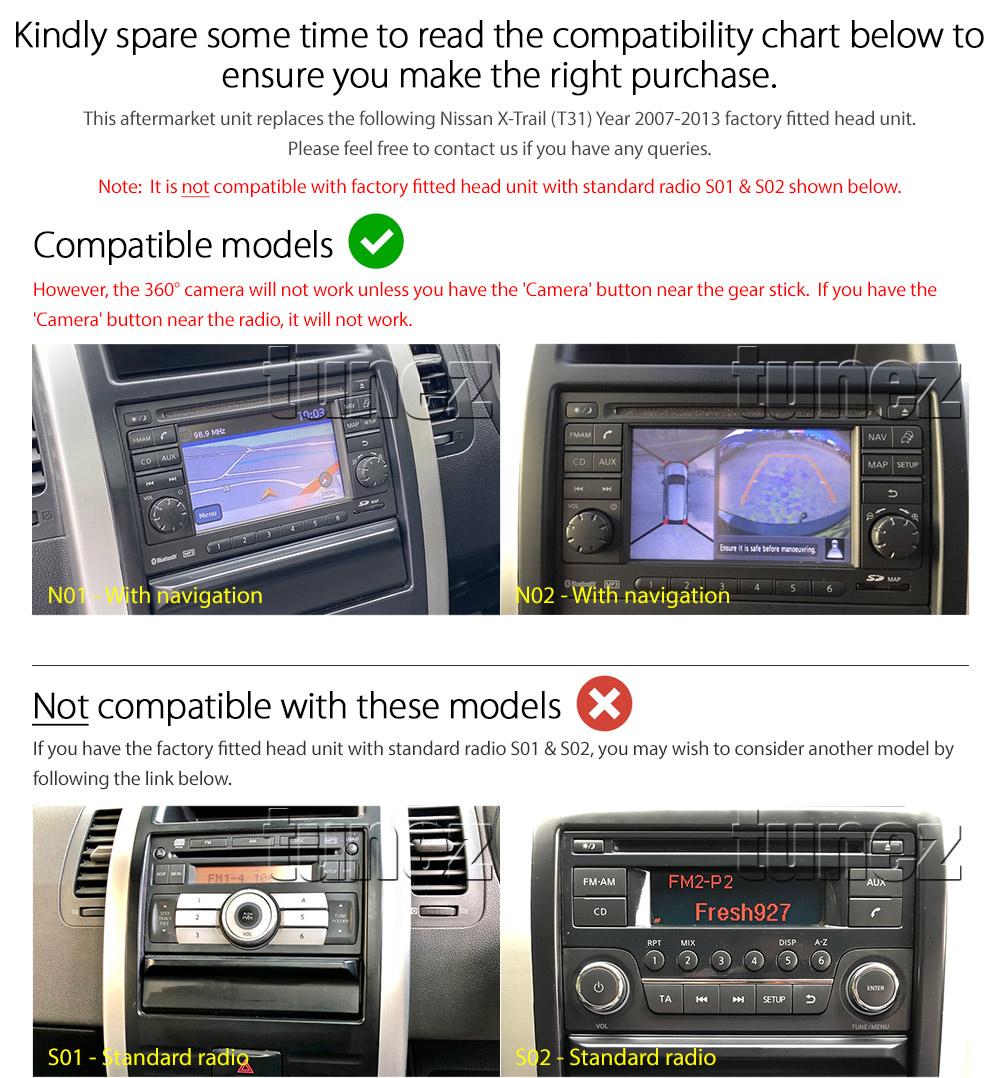 NXT03AND GPS Aftermarket Nissan X-Trail XTrail X Trail T31 2nd Generation Gen Year 2007 2008 2009 2010 2011 2012 2013 capacitive 10 inches touchscreen Universal Double DIN Latest Australia UK European USA Original CarPlay Android Auto 10 Car USB player radio stereo 4GdLTE WiFi head unit details Aftermarket External and Internal Microphone Bluetooth Europe Sat Nav Navi Plug and Play ISO Plug Wiring Harness Matching Fascia Kit Facia Free Reversing Camera Album Art ID3 Tag RMVB MP3 MP4 AVI MKV Full High Definition FHD 1080p DAB+ Digital Radio DAB + Connects2 CTSIZ001.2