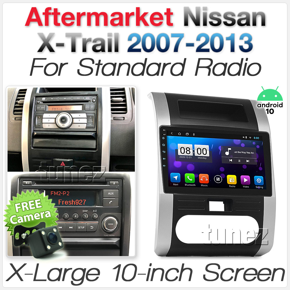 10" Android Car Player MP3 For Nissan XTrail T31 2007-2013 Radio Stereo Fascia