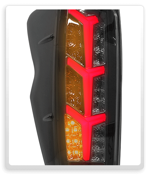 RLDM03 Isuzu D-Max Dmax 3rd Generation Gen Mk3 2021 2022 2023 2024 2025 LS-M LSM LS-U LSU SX High Terrain X-Terrain Aventador Lamborghini Edition Version Smoke Smoked Sequential Turn Signal Replacement OEM Standard Original Replace A Pair Set Left Right Side LH RH ABS Back Rear Tail Light Tail Lamp Head Taillights LED Bulb Type Aftermarket