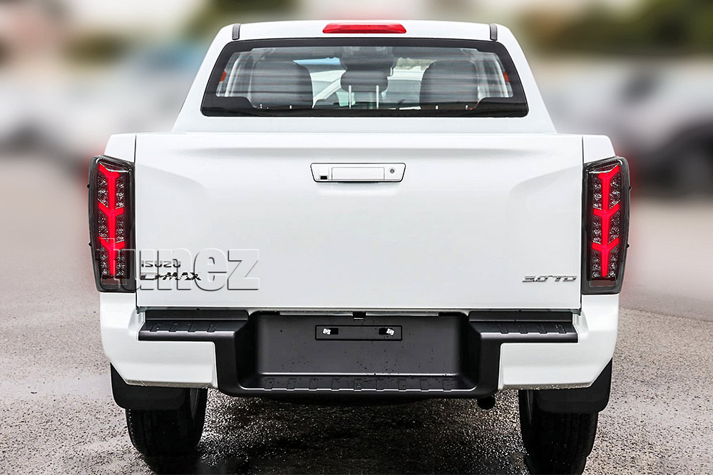 RLDM03 Isuzu D-Max Dmax 3rd Generation Gen Mk3 2021 2022 2023 2024 2025 LS-M LSM LS-U LSU SX High Terrain X-Terrain Aventador Lamborghini Edition Version Smoke Smoked Sequential Turn Signal Replacement OEM Standard Original Replace A Pair Set Left Right Side LH RH ABS Back Rear Tail Light Tail Lamp Head Taillights LED Bulb Type Aftermarket