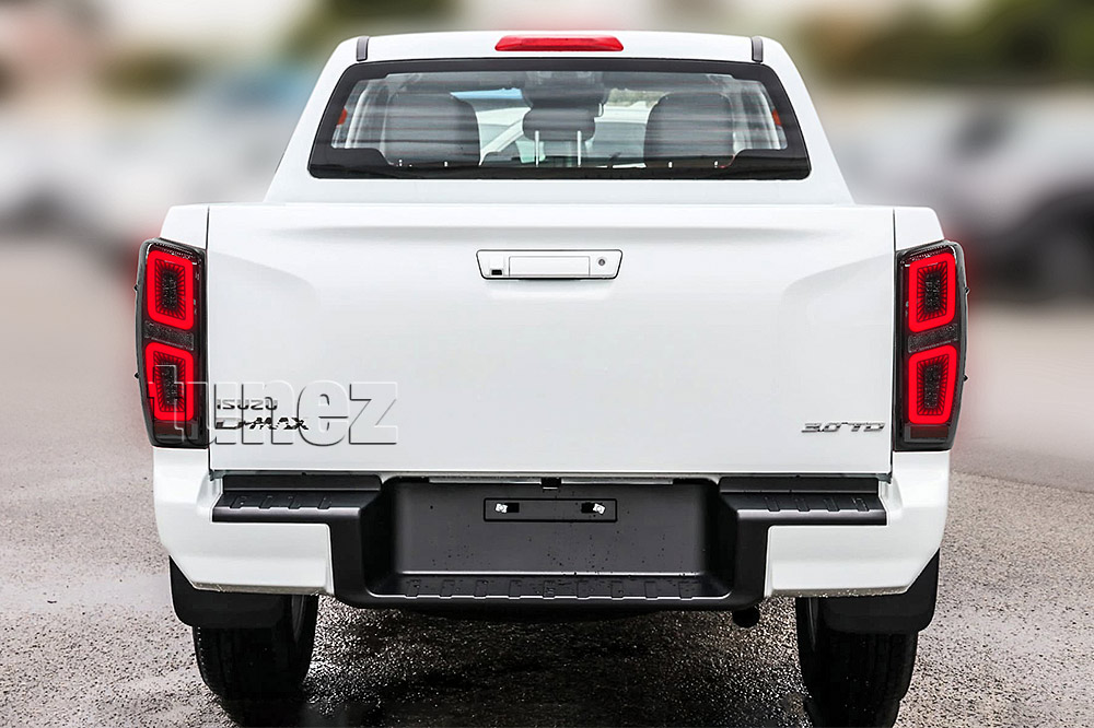 RLDM05 Isuzu D-Max Dmax 3rd Generation Gen Mk3 2021 2022 2023 2024 2025 LS-M LSM LS-U LSU SX High Terrain X-Terrain Standard Edition Version Smoke Smoked Sequential Turn Signal Replacement OEM Standard Original Replace A Pair Set Left Right Side LH RH ABS Back Rear Tail Light Tail Lamp Head Taillights LED Bulb Type Aftermarket