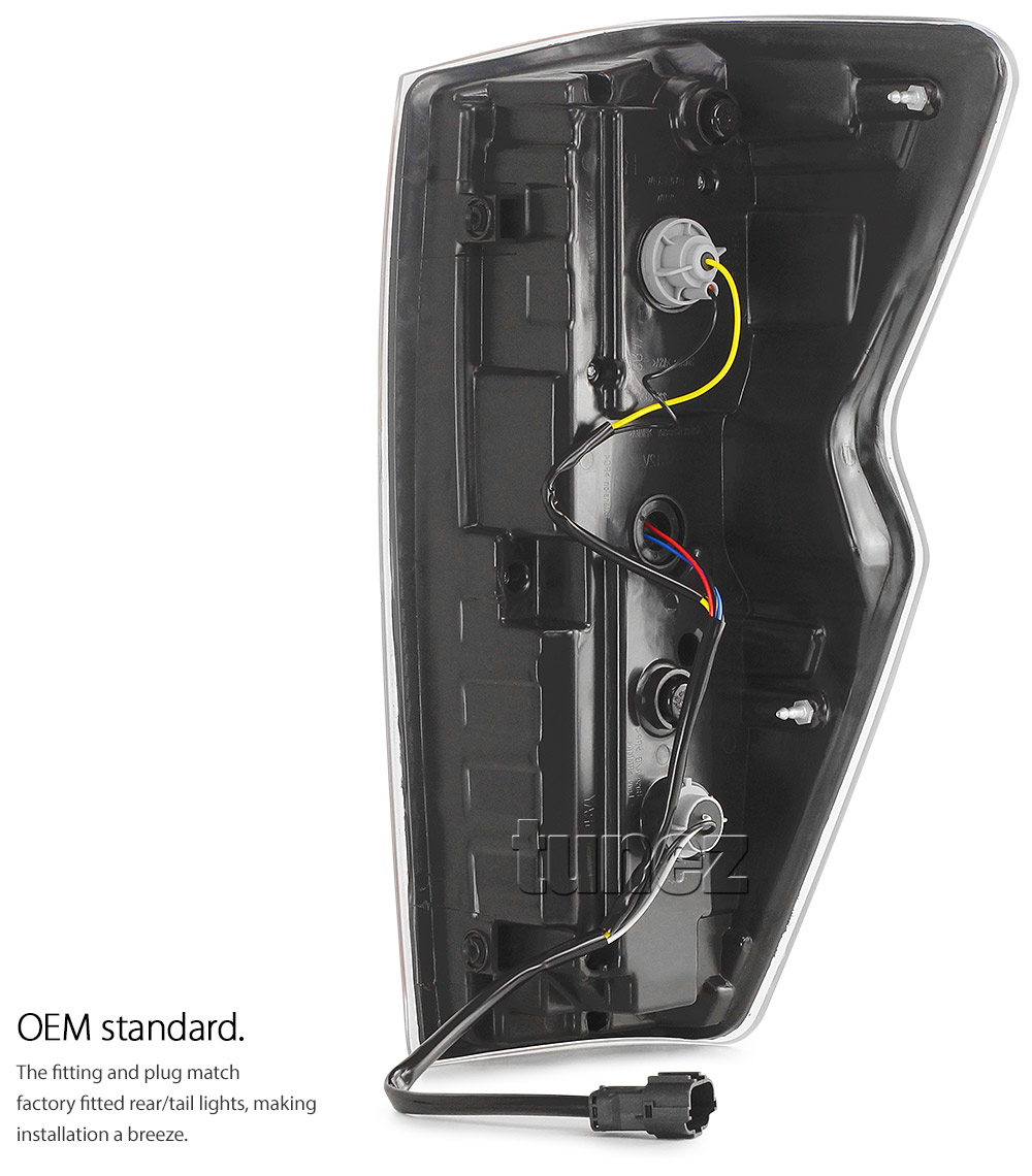 RLDM07L Left Side Isuzu D-Max Dmax 3rd Generation Gen Mk3 2021 2022 2023 2024 2025 LS-M LSM LS-U LSU SX High Terrain X-Terrain OEM Standard Edition Version Turn Signal Replacement OEM Standard Original Replace A Pair Set Left Right Side LH RH ABS Back Rear Tail Light Tail Lamp Head Taillights LED Bulb Type Aftermarket