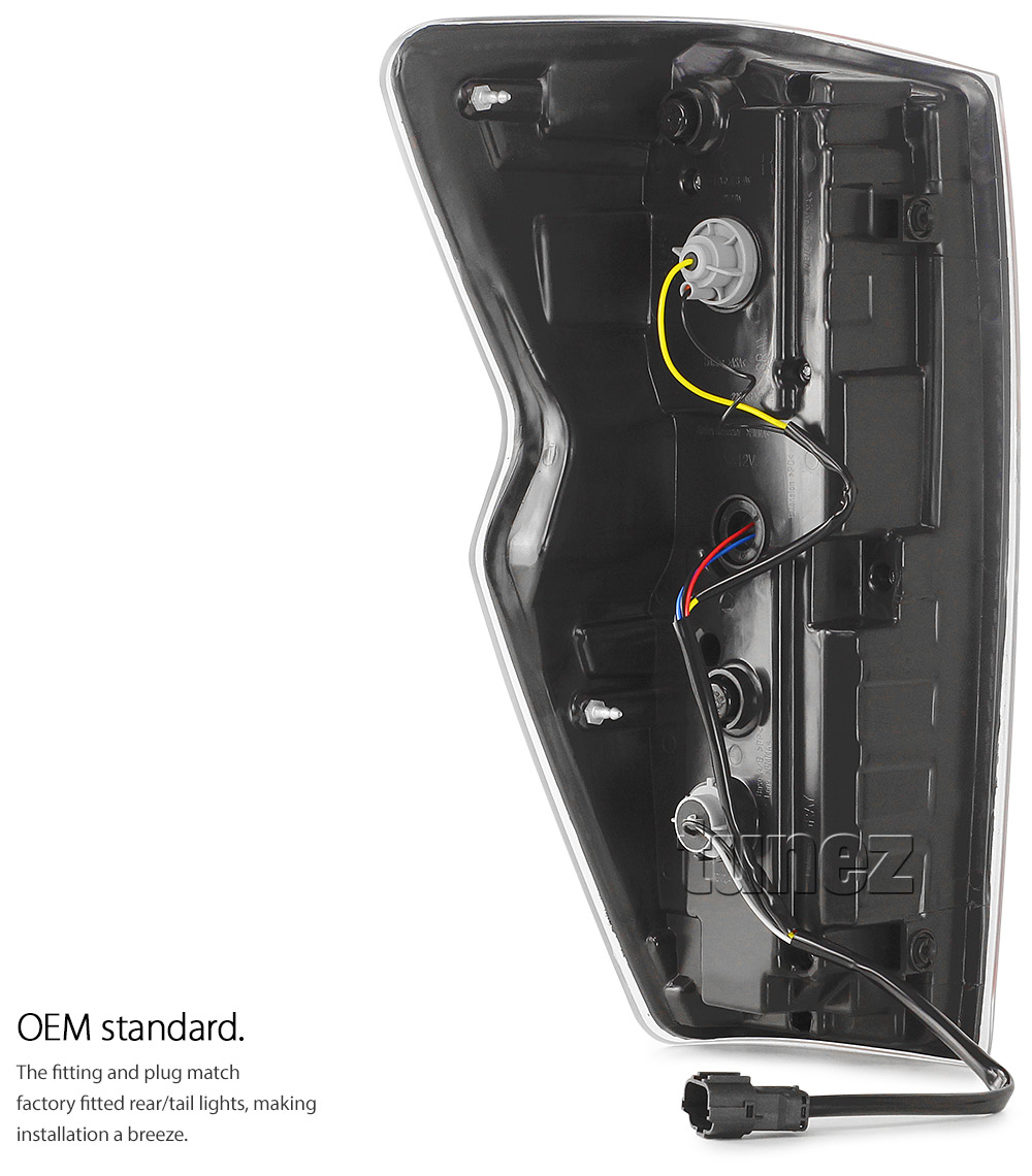 RLDM07P Isuzu D-Max Dmax 3rd Generation Gen Mk3 2021 2022 2023 2024 2025 LS-M LSM LS-U LSU SX High Terrain X-Terrain OEM Standard Edition Version Turn Signal Replacement OEM Standard Original Replace A Pair Set Left Right Side LH RH ABS Back Rear Tail Light Tail Lamp Head Taillights LED Bulb Type Aftermarket