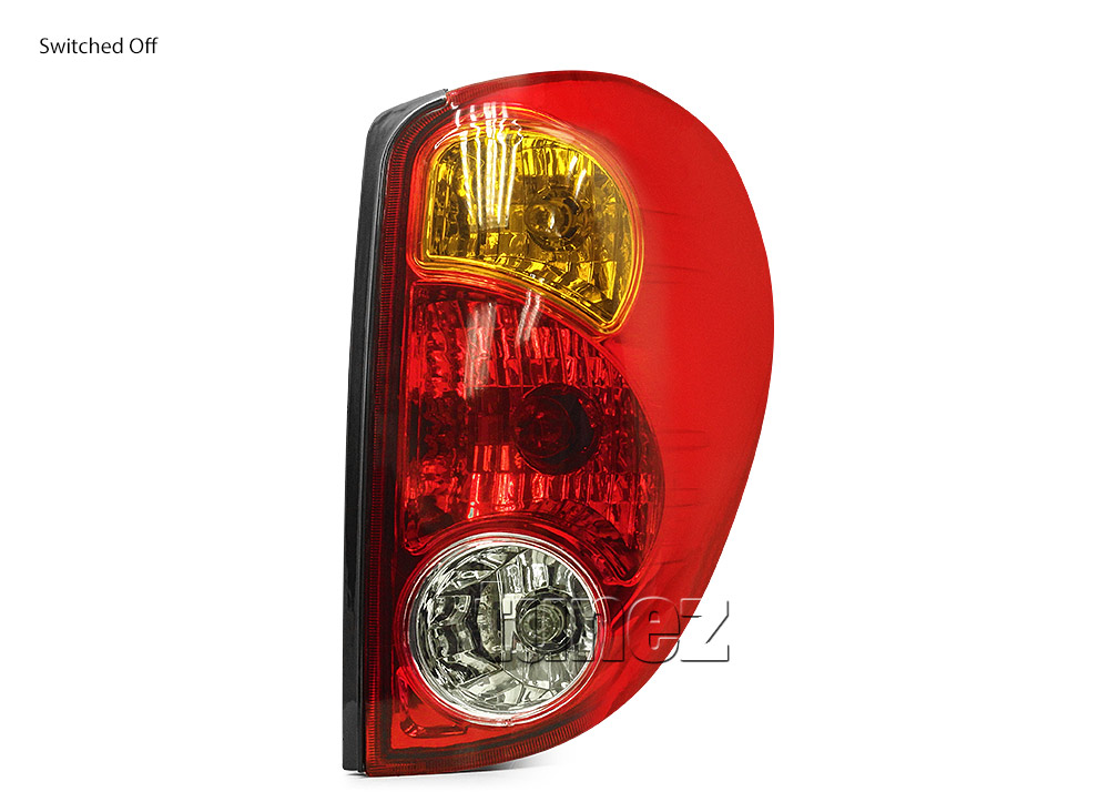 RLMT02 Mitsubishi L200 Triton ML MN 2005 2006 2007 2008 2009 2010 2011 2012 2013 2014 2015 Barbarian DI-D CR Warrior Trojan GLX GLX-R GLS Exceed Truck Ute OEM 3 Three Bulb Globe Included Tail Rear Lamp Lights Brake For Car Autotunez Tunez Taillights Rear Lamp Light Aftermarket Pair Set 2006 2007 2008 2009 2010 2011 Facelift
