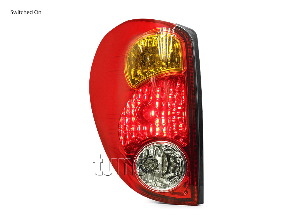 RLMT02 Mitsubishi L200 Triton ML MN 2005 2006 2007 2008 2009 2010 2011 2012 2013 2014 2015 Barbarian DI-D CR Warrior Trojan GLX GLX-R GLS Exceed Truck Ute OEM 3 Three Bulb Globe Included Tail Rear Lamp Lights Brake For Car Autotunez Tunez Taillights Rear Lamp Light Aftermarket Pair Set 2006 2007 2008 2009 2010 2011 Facelift