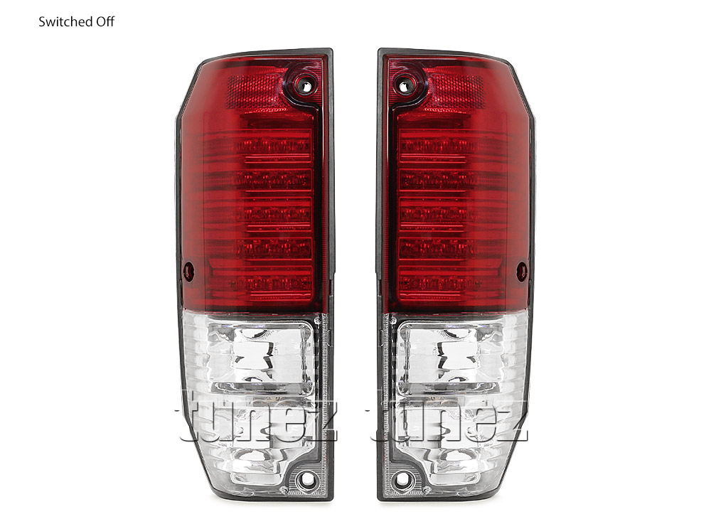 RLTLC01 Toyota LandCruiser Land Cruiser 70 71 73 74 75 76 78 Series LED Tail Rear Lamp Lights For Car Autotunez Tunez Taillights Rear Brake Light Red Clear Lens OEM Aftermarket Pair Set Raptor 2000 2001 2002 2003 2004 2005 2006 2007 2008 2009 2010 2011 2012 2013 2014 2015 2016 2017 2018 2019 2020 2021 Turn Signal Indicators OEM Manufacturer Premier Series 1-Year 12-month Warranty Style Look