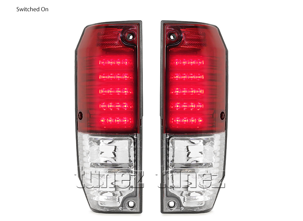 RLTLC01 Toyota LandCruiser Land Cruiser 70 71 73 74 75 76 78 Series LED Tail Rear Lamp Lights For Car Autotunez Tunez Taillights Rear Brake Light Red Clear Lens OEM Aftermarket Pair Set Raptor 2000 2001 2002 2003 2004 2005 2006 2007 2008 2009 2010 2011 2012 2013 2014 2015 2016 2017 2018 2019 2020 2021 Turn Signal Indicators OEM Manufacturer Premier Series 1-Year 12-month Warranty Style Look