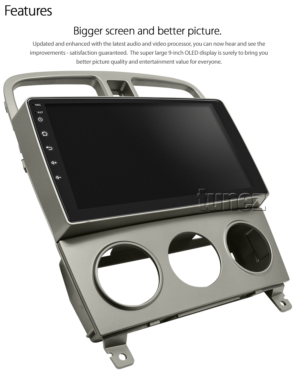 SBR19AND GPS Aftermarket Subaru Forester SG Year 2003 2004 2005 2006 2007 2008 capacitive 9 inches touchscreen Universal Double DIN Latest Australia UK European USA Original CarPlay Android Auto 10 Car USB player radio stereo 4GdLTE WiFi head unit details Aftermarket External and Internal Microphone Bluetooth Europe Sat Nav Navi Plug and Play ISO Plug Wiring Harness Matching Fascia Kit Facia Free Reversing Camera Album Art ID3 Tag RMVB MP3 MP4 AVI MKV Full High Definition FHD 1080p DAB+ Digital Radio DAB + Connects2 CTSIZ001.2