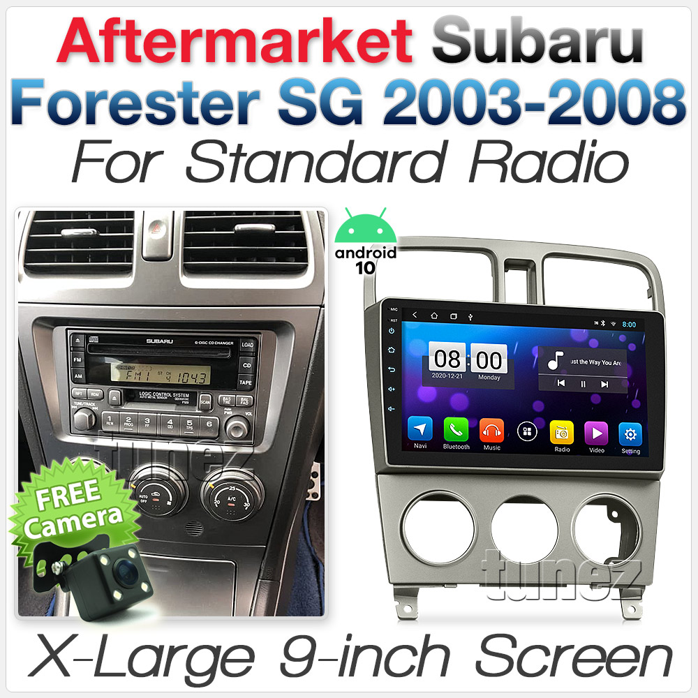 9" Android Car Player MP3 For Subaru Forester SG 2003-2008 Stereo Radio Fascia