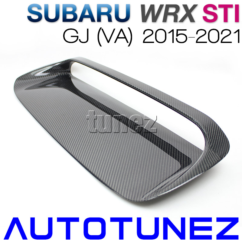 SHWRX11 Subaru Impreza WRX STI Version 11th 11 4th Generation Gen GJ VA Sedan Carbon Fiber Grade A Air Intake Scoop Hood Bonnet Aftermarket Black 2015 2016 2017 2018 2019