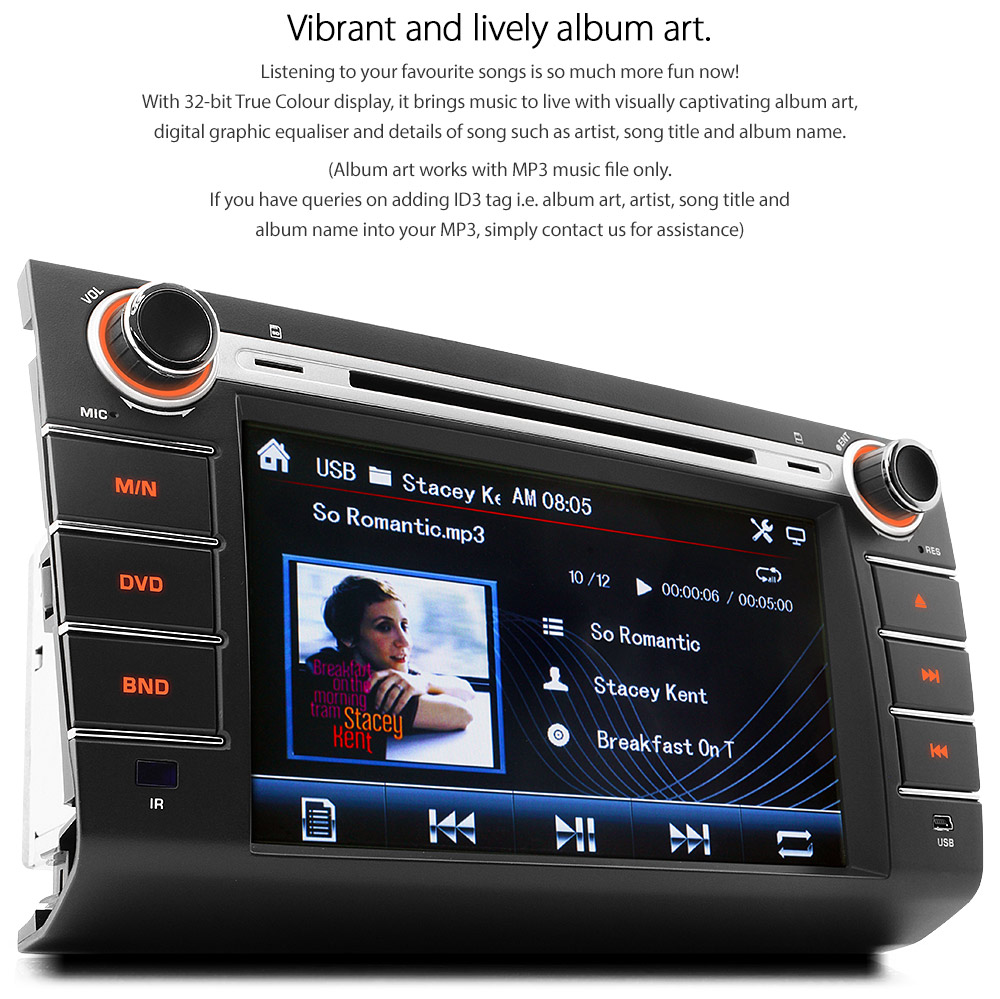 SS10DVBT 8-inch 8' Aftermarket Suzuki Swift 2nd Second Gen Generation Europe European Australia 2005 2006 2007 2008 2009 2010 RS 415 416 Sport Direct Loading design car DVD USB SD player MP3 Album Art ID3 Tag RDS radio stereo head unit details Aftermarket External and Internal Microphone Bluetooth RMVB 720p Free Reversing Camera UK United Kingdom Fascia Kit ISO Plug Wiring Harness Steering Wheel Control buttons Double DIN Patch Lead Connects2 CTSSZ002.2 Sat Nav Navi tunez tunezmart Navigation System Genuine Licensed iGO Primo Latest Australia UK United Kingdom Europe NAVTEQ map 7-digit postcode Digital TV DVB-T MPEG-4 DVBT MPEG4 Dual Antenna External Box