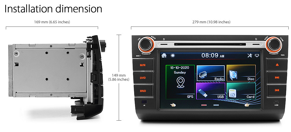 SS10DVBT 8-inch 8' Aftermarket Suzuki Swift 2nd Second Gen Generation Europe European Australia 2005 2006 2007 2008 2009 2010 RS 415 416 Sport Direct Loading design car DVD USB SD player MP3 Album Art ID3 Tag RDS radio stereo head unit details Aftermarket External and Internal Microphone Bluetooth RMVB 720p Free Reversing Camera UK United Kingdom Fascia Kit ISO Plug Wiring Harness Steering Wheel Control buttons Double DIN Patch Lead Connects2 CTSSZ002.2 Sat Nav Navi tunez tunezmart Navigation System Genuine Licensed iGO Primo Latest Australia UK United Kingdom Europe NAVTEQ map 7-digit postcode Digital TV DVB-T MPEG-4 DVBT MPEG4 Dual Antenna External Box